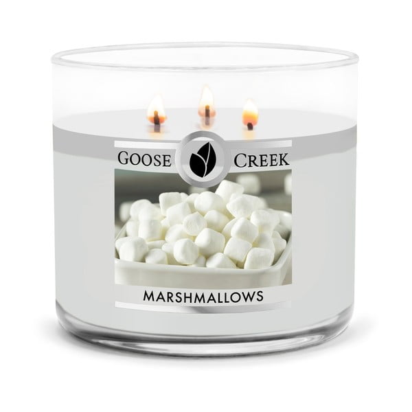 Aromātiskā svece Goose Creek Marshmallows, degšanas laiks 35 h