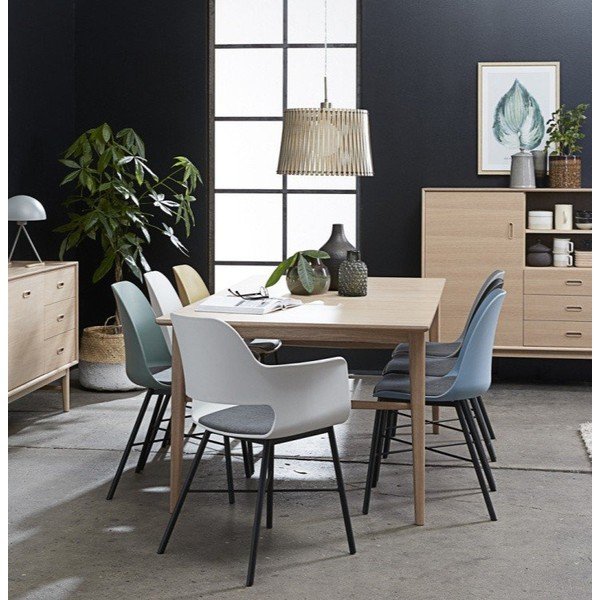 Balts pusdienu krēsls Unique Furniture Whistler-image-1