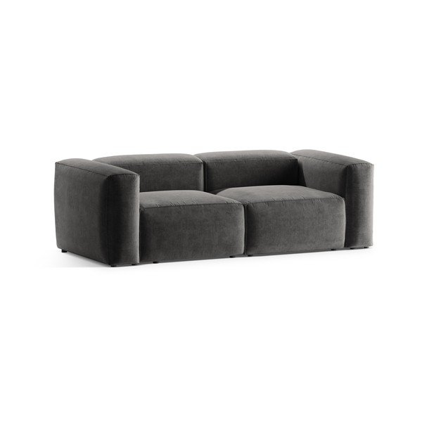 Tumši pelēks dīvāns 224 cm Bergamo – Cosmopolitan Design-image-2