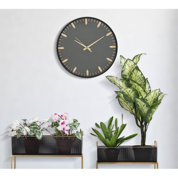 Pelēks sienas pulkstenis Mauro Ferretti Elegant, ø 40 cm-image-1