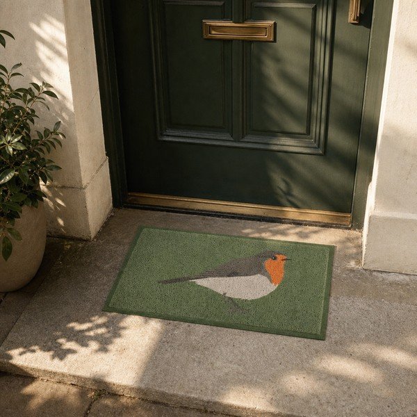 Kājslauķis 60x90 cm Green Robin – Artsy Doormats-image-4