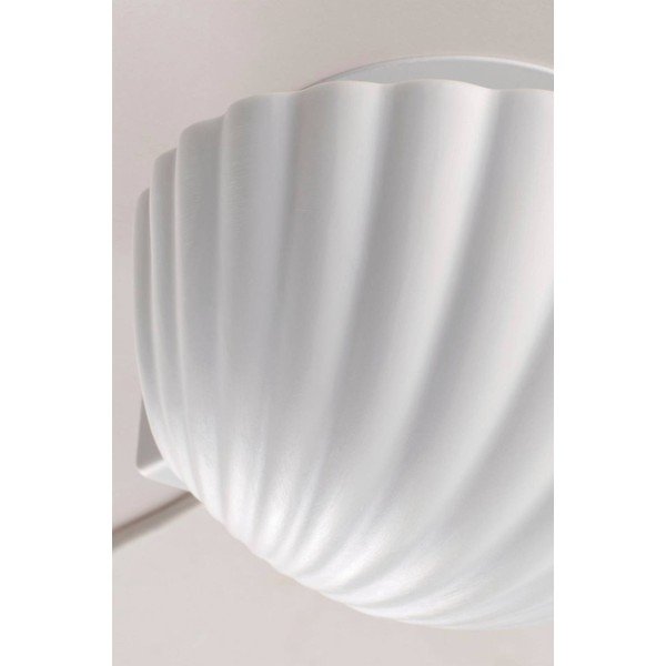 Balta akmensmasas sienas lampa ar vadu Shelly – Jotex-image-4