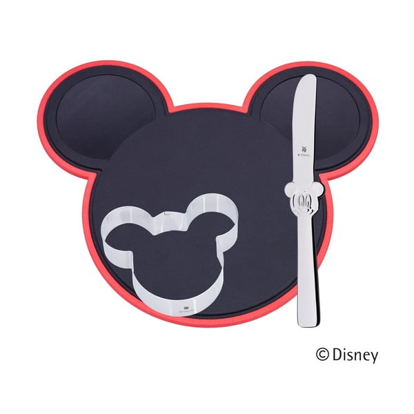 3 detaļu radošais bērnu pusdienu komplekts WMF Cromargan® Mickey Mouse