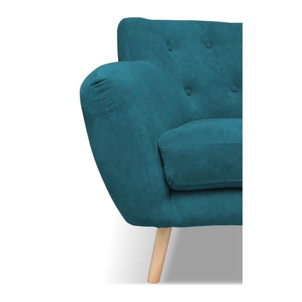 Tirkīzzils dīvāns Cosmopolitan Design London, 192 cm-image-3