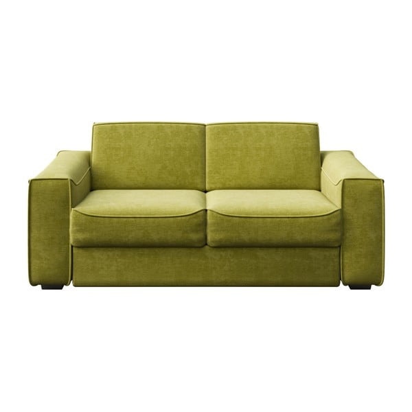 Olīvzaļš dīvāns MESONICA Munro, 204 cm