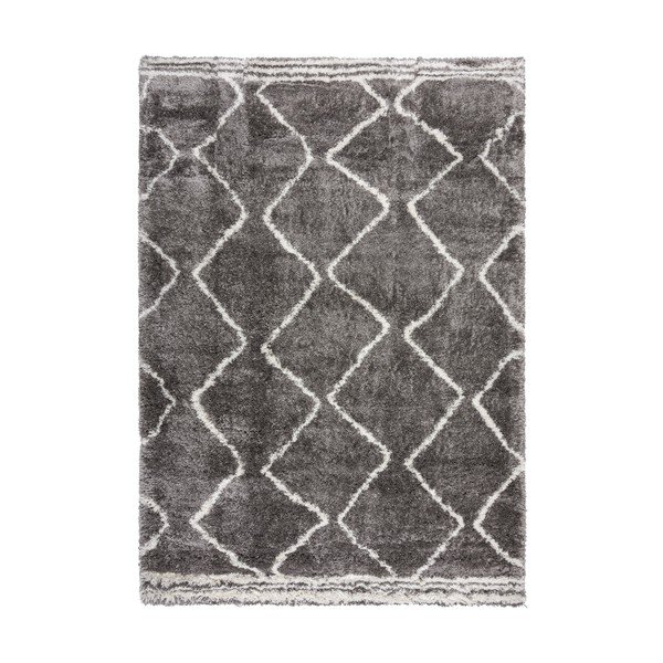 Pelēks paklājs 200x290 cm Riad Berber – Flair Rugs