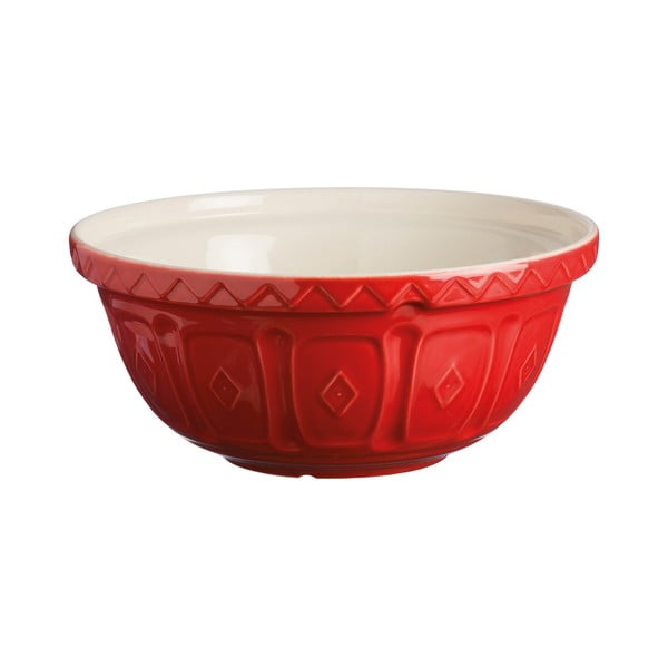 Sarkana keramikas bļoda Mason Cash Mixing, ⌀ 26 cm