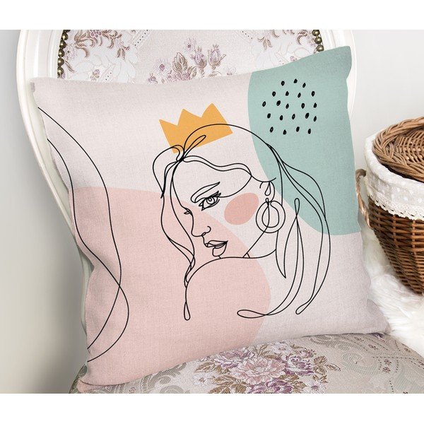 3 dekoratīvo spilvendrānu komplekts Minimalist Cushion Covers Minimalist Line, 45 x 45 cm-image-1
