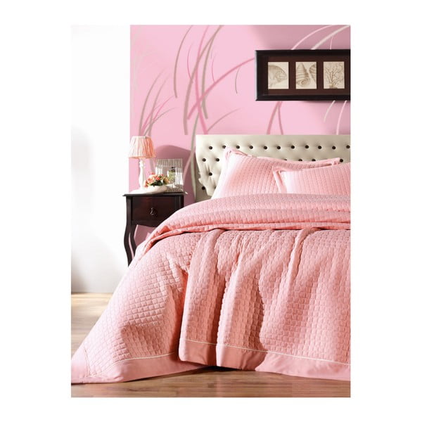 Rozā gultasveļa divguļamai gultai Paradiso Puro Rosa, 180 x 230 cm