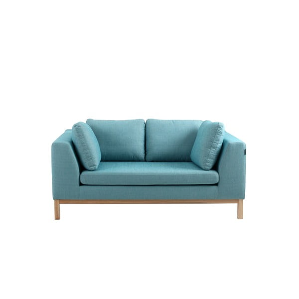 Pielāgota forma Ambient Turquoise Divvietīga divvietīga dīvānu gulta