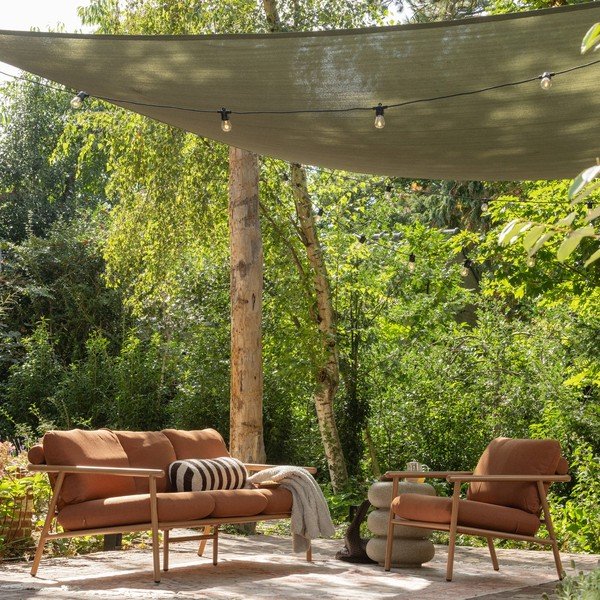 Apaļš dārza galdiņš ar akmens imitāciju ø 40 cm Laurel – WOOOD-image-2