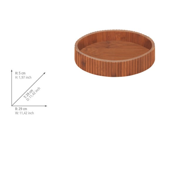 Bambusa grozāms garšvielu organizators ø 29 cm Mera – Wenko-image-1