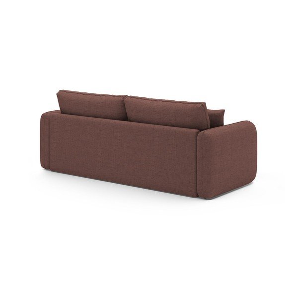 Tumši rozā salokāms dīvāns 225 cm – Micadoni -image-4