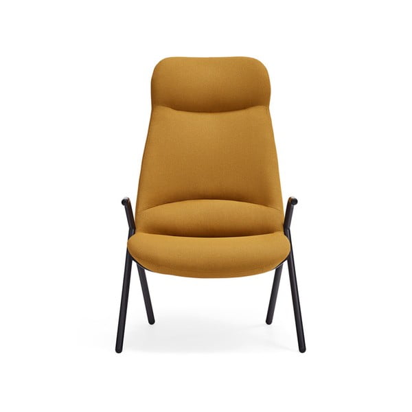 Dzeltens krēsls Teulat Dins, augstums 114 cm-image-2