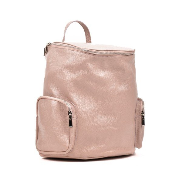 Rozā ādas mugursoma Luisa Vannini Kuhma-image-2