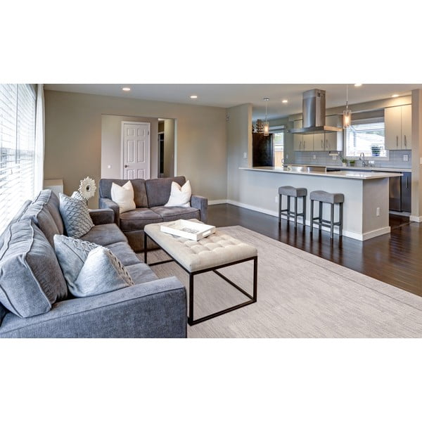 Bēšs vilnas paklājs 160x240 cm Linea – Agnella-image-1