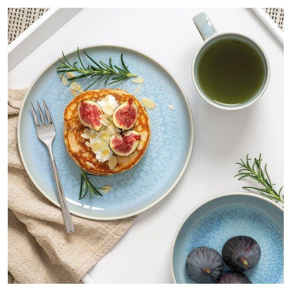 Porcelāna pusdienu komplekts (6 gab.) Crafted Blueberry – like | Villeroy & Boch-image-1