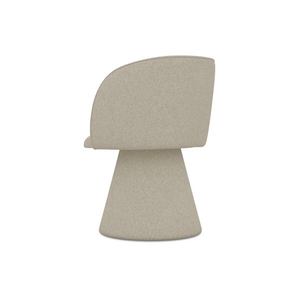 Bēšs polsterēts ēdamistabas krēsls Maia – Makamii-image-2