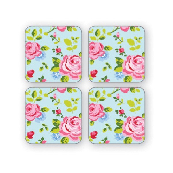 4 Cooksmart England Florals paliktņu komplekts