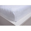 Balts mikroplīša palags ar gumiju 180x200 cm – Jerry Fabrics