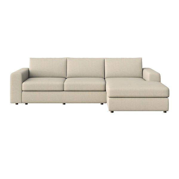 Bēšs stūra dīvāns (ar labo stūri/ar zvilni) Baga – Rodier