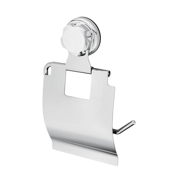 Sudraba krāsas metāla pašturošs tualetes papīra turētājs Bestlock Bath – Compactor-image-3