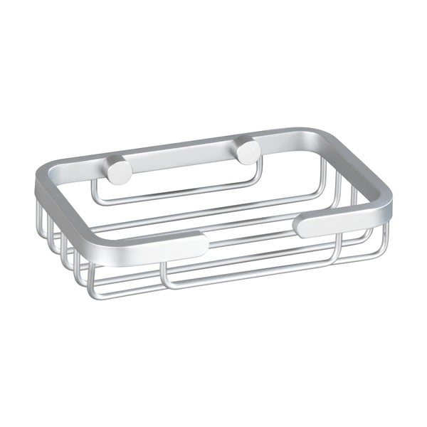 Sienas ziepju dozators sudraba krāsā Wenko Gomo-image-2