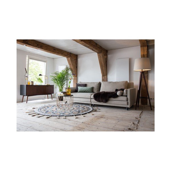 Ar rokām darināts paklājs Dutchbone Pix, Ø 170 cm-image-1