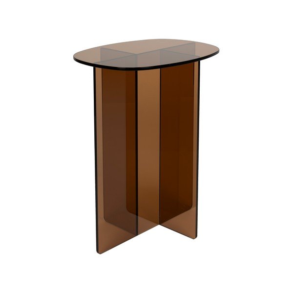 Stikla sānu galdiņš 30x40 cm Linea – Zuiver-image-2