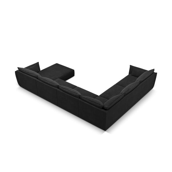 Tumši pelēks stūra dīvāns (kreisais stūris) Vanda – Mazzini Sofas-image-3