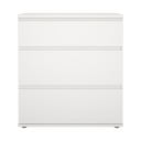Balta zema kumode 77x84 cm Nova – Tvilum