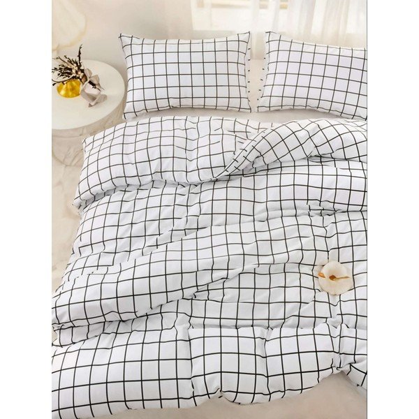 Melna vienguļamā gultas veļa 200x140 cm Pled  – Mijolnir