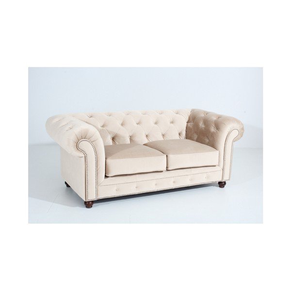 Max Winzer Orleans Velvet krēmkrāsas dīvāns, 196 cm-image-3
