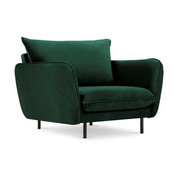Zaļš samta atpūtas krēsls Cosmopolitan Design Vienna