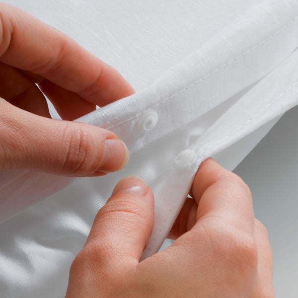 Antracīta pelēka vienguļamā kokvilnas gultas veļa 140x200 cm Lina – douceur d'intérieur-image-1