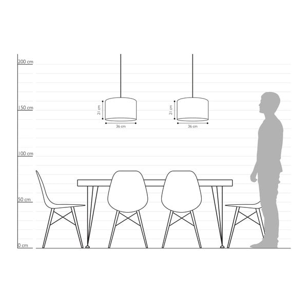 Melna divviru griestu lampa ar zeltītu iekšpusi Sotto Luce Mika, ⌀ 36 cm-image-4