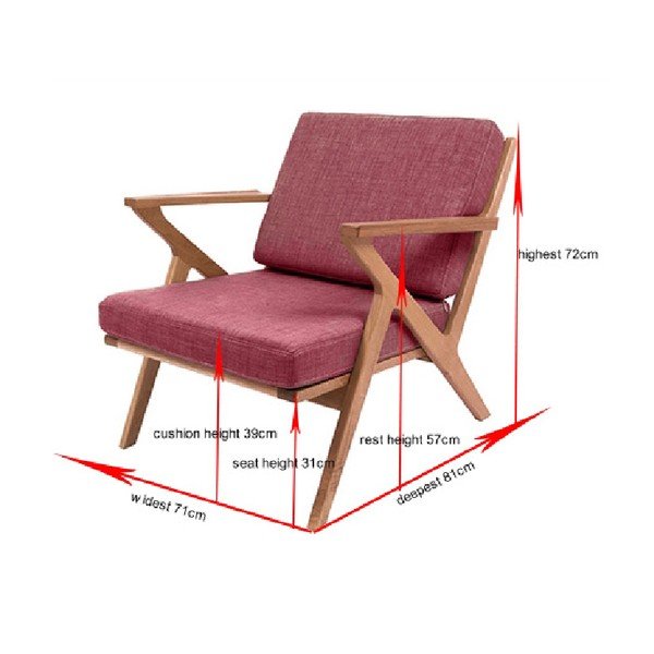 Krēsls Present Time Rest Oak Dark Brown-image-1