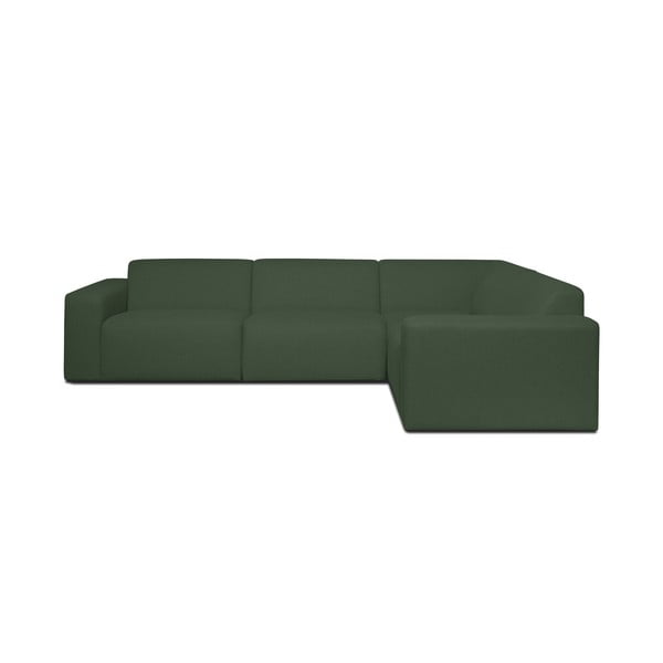 Tumši zaļš stūra dīvāns (labais stūris) Roxy – Scandic