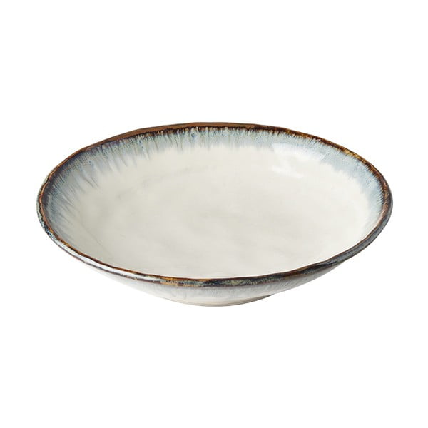 Balts keramikas dziļais šķīvis MIJ Aurora, ø 24 cm