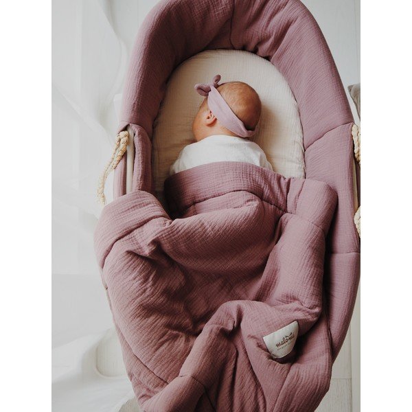 Tumši violets bērnu gultiņas komplekts – Malomi Kids-image-1