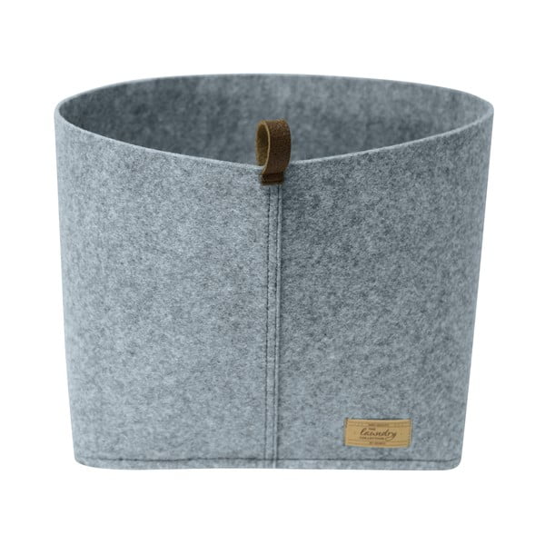 Pelēks auduma grozs Wenko Felt, 30 x 18 cm-image-1