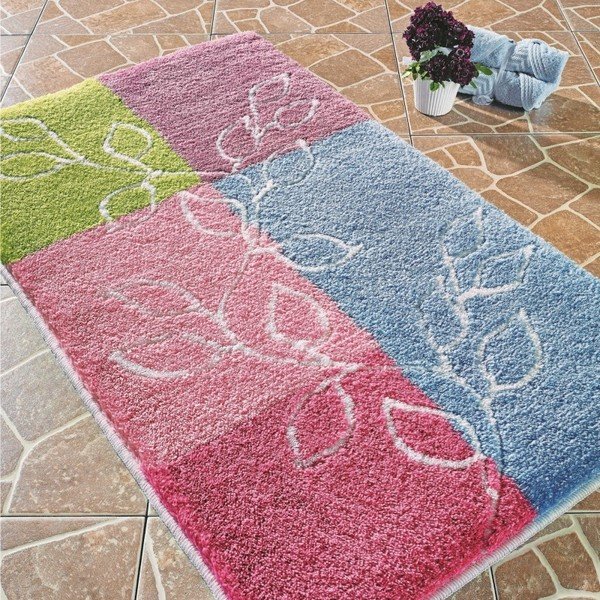 Krāsains vannas paklājs Confetti Bathmats Lagina, 60 x 100 cm-image-1