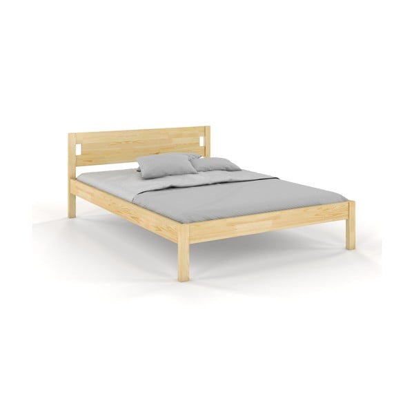 Dabīga toņa vienvietīgā gulta no priedes koka 120x200 cm Laxbaken – Skandica