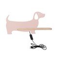 Rozā bērnu gaismeklis Dog – Candellux Lighting