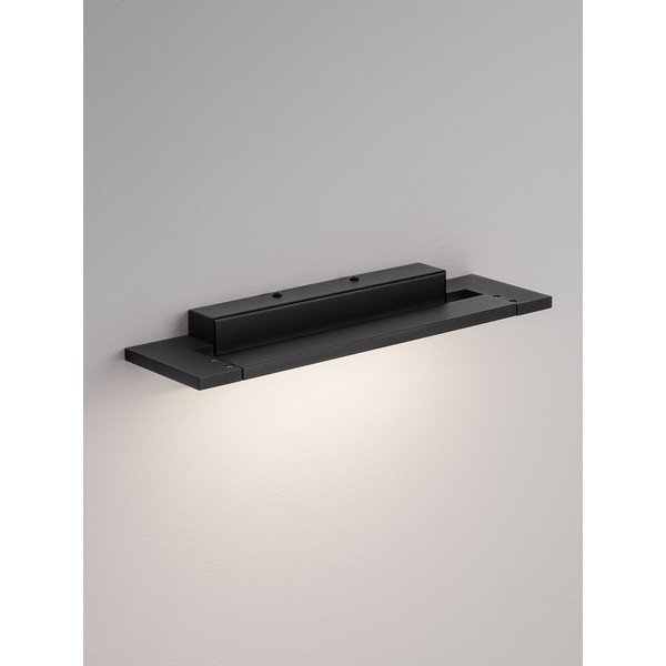 Matēti melna alumīnija LED sienas lampa Livo – Nova Luce-image-3