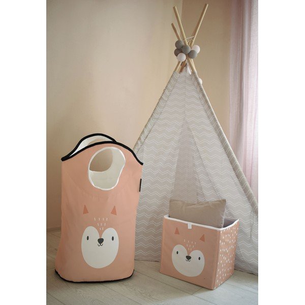 Oranžs auduma uzglabāšanas grozs bērniem Dots from the Forest - Butter Kings-image-1