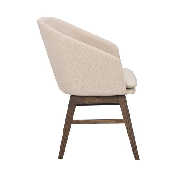 Bēši polsterēti ēdamistabas krēsli (2 gab.) Windham – Rowico-image-4