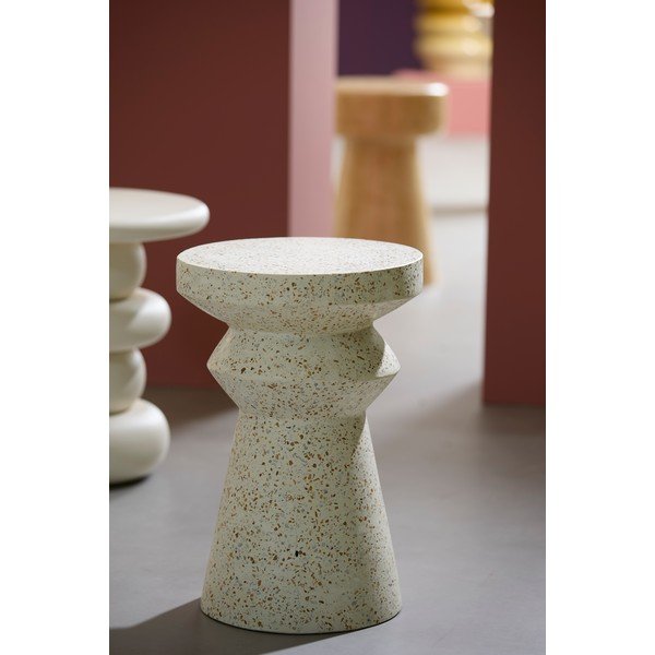Teraco cementa apaļš sānu galdiņš ø 32 cm Sella – Light & Living-image-1