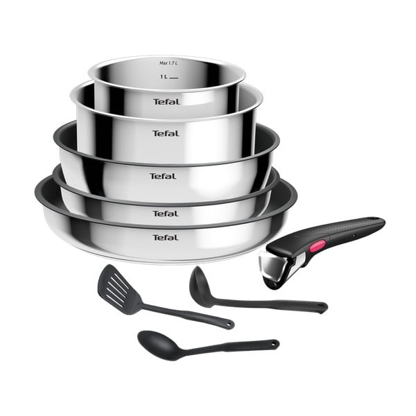 Alumīnija trauku komplekts (9 gab.) INGENIO Cook Eat L881S904 – Tefal