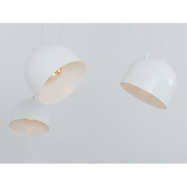 Balta piekaramā lampa ar metāla abažūru 250x250 cm Popo – CustomForm-image-3